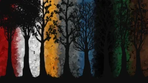 background seasons trees
